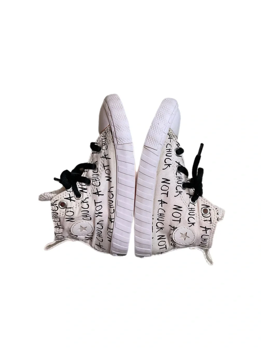 Converse Chuck 70 UNT1TL3D ‘NOT A CHUCK’ PRINT Sz 9 Infant/Toddler HiTop 173172C